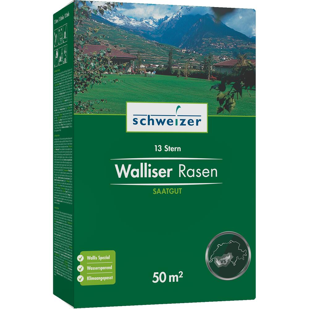 13 Stern Walliser Rasen 1250 g