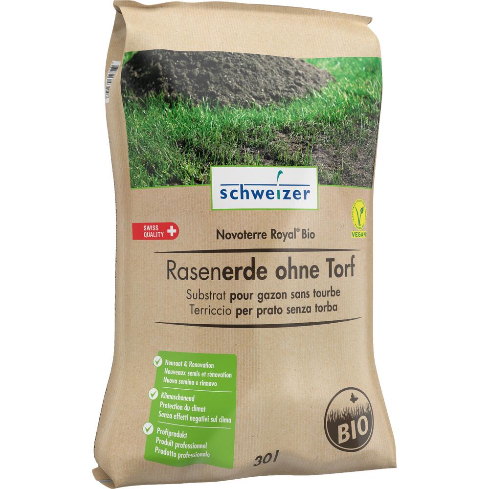 Novoterre Royal Bio Rasenerde 30 Liter