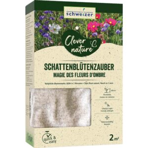 Clever Nature Blumenmatten - Schattenblütenzauber SchattenBlumenwiese 2 m²
